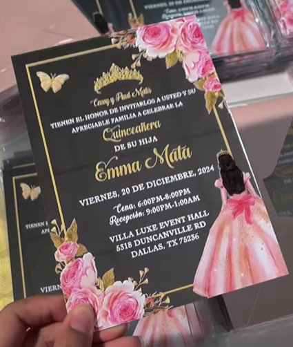 Another 20 Pcs Mirror Acrylic Invitation Cards with Outer Envelopes