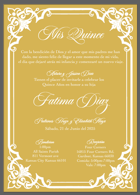 150 Pcs Gold Mirror Acrylic Invitation Cards, Laser Cut Card, Dry Flower, Wax Seal and Outer Envelopes