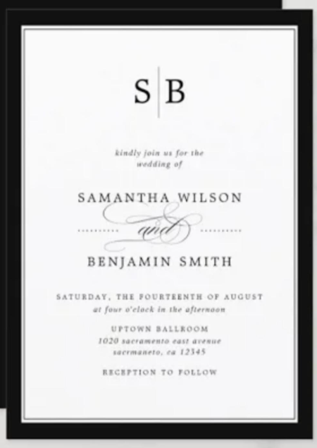 65 Pcs Black folder with acrylic letters 2 layer invitation first white paper overlapping black paper