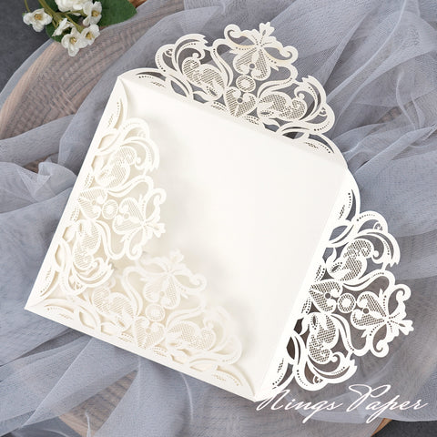 NingsPaper Exquisite Shimmer Laser Cut Pockets Serise--EV3912