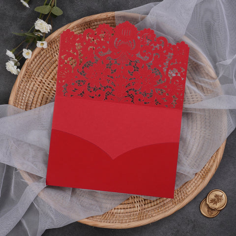NingsPaper Graceful Laser Cut Pockets Collection WSWL0084