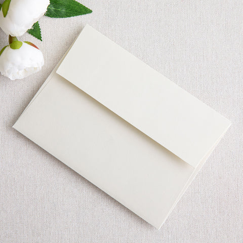 NingsPaper 50 Pieces  A7 5 x 7'' Ivory Self Seal Envelopes