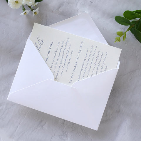NingsPaper 50 Pieces White A4 Envelopes for 4x6 Cards