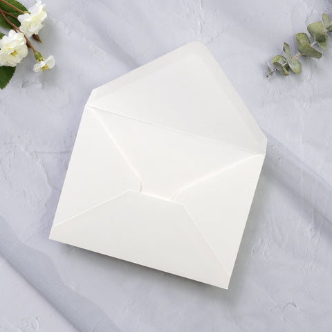 NingsPaper 50 Pieces Ivory A1 3.62 × 5.12 Inches Envelopes