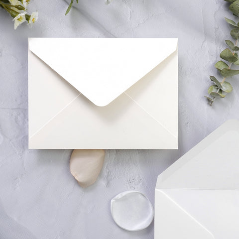 NingsPaper 50 Pieces Ivory A1 3.62 × 5.12 Inches Envelopes