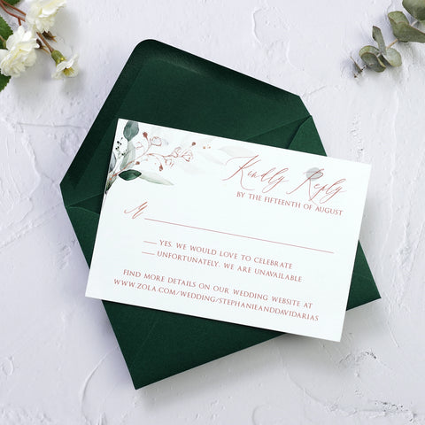 NingsPaper 50 Pieces Emerald Green A1 3.62 × 5.12 Inches Envelopes