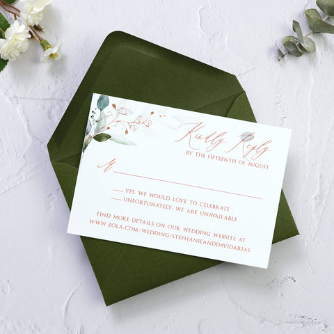 NingsPaper 50 Pieces Olive Green A1 3.62 × 5.12 Inches Envelopes
