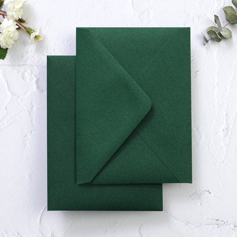 NingsPaper 50 Pieces Emerald Green A1 3.62 × 5.12 Inches Envelopes