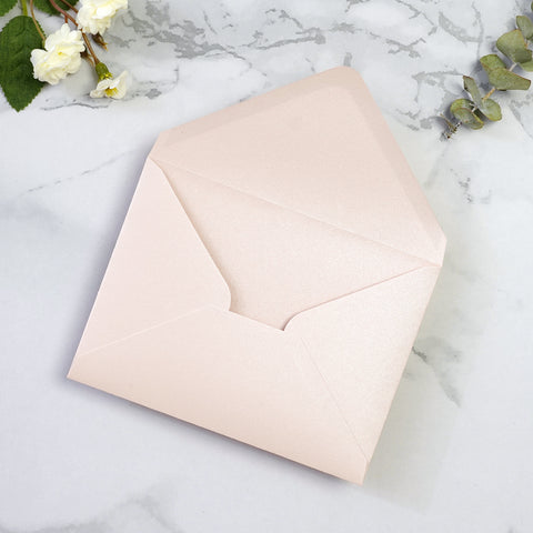 NingsPaper 50 Pieces Blush Pink A1 3.62 × 5.12 Inches Envelopes