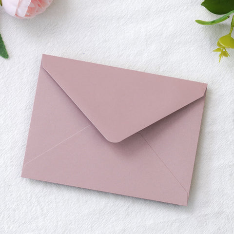 NingsPaper 50 Pieces Dusty Rose A1 3.62 × 5.12 Inches Envelopes