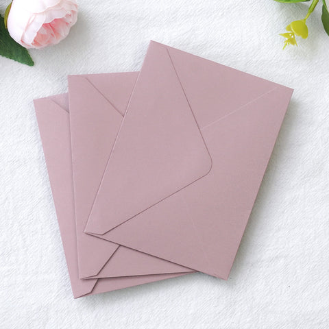 NingsPaper 50 Pieces Dusty Rose A1 3.62 × 5.12 Inches Envelopes