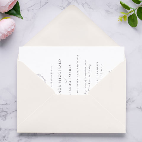 NingsPaper A9 Envelopes, 5.75 x 8.75'' Ivory Wedding Mailing Envelopes