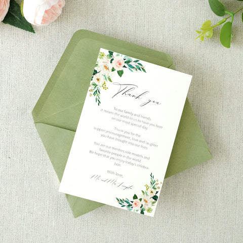 NingsPaper 50 Pieces Sage Green A4 Envelopes for 4x6 Cards