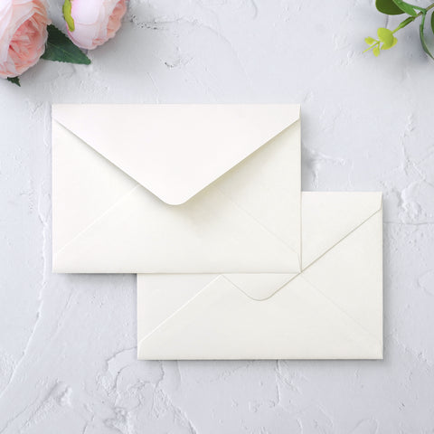 NingsPaper 50 Pieces Ivory A4 Envelopes for 4x6 Cards