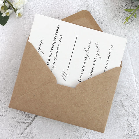 NingsPaper 50 Pieces Kraft A1 3.62 × 5.12 Inches Envelopes