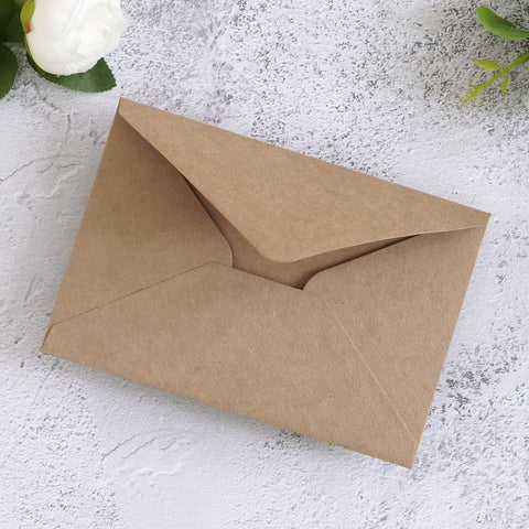 NingsPaper 50 Pieces Kraft A4 Envelopes for 4x6 Cards