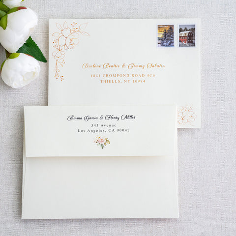 NingsPaper 50 Pieces  A7 5 x 7'' Ivory Self Seal Envelopes