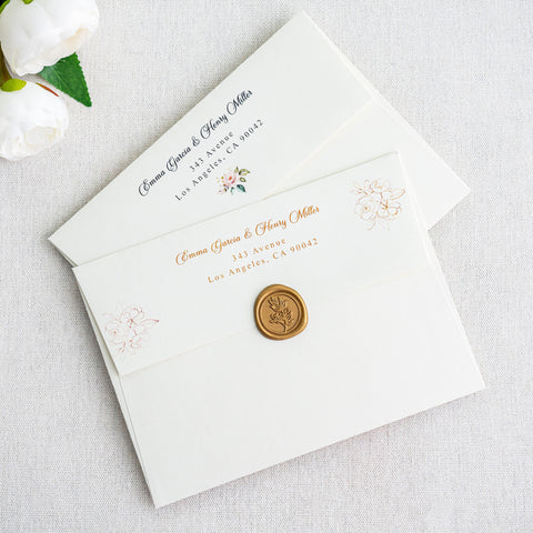 NingsPaper 50 Pieces  A7 5 x 7'' Ivory Self Seal Envelopes