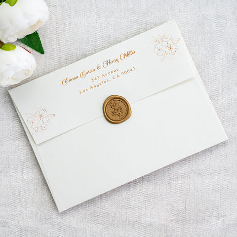 NingsPaper 50 Pieces  A7 5 x 7'' Ivory Self Seal Envelopes