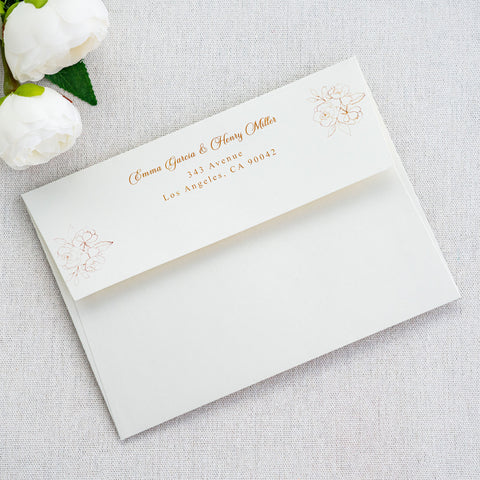 NingsPaper 50 Pieces  A7 5 x 7'' Ivory Self Seal Envelopes