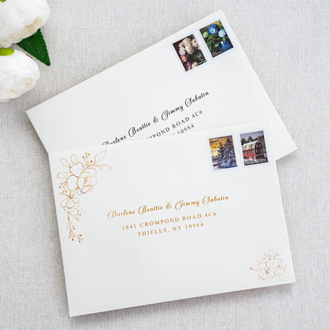 NingsPaper 50 Pieces  A7 5 x 7'' Ivory Self Seal Envelopes