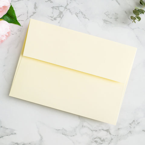 NingsPaper 50 Pieces  A7 5 x 7'' Cream Self Seal Envelopes