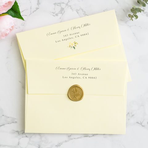 NingsPaper 50 Pieces  A7 5 x 7'' Cream Self Seal Envelopes