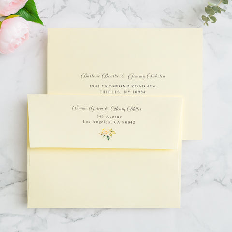 NingsPaper 50 Pieces  A7 5 x 7'' Cream Self Seal Envelopes