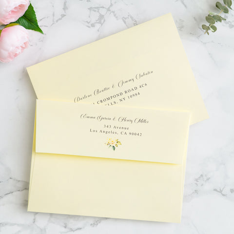 NingsPaper 50 Pieces  A7 5 x 7'' Cream Self Seal Envelopes