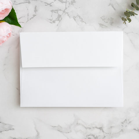 NingsPaper 50 Pieces  A7 5 x 7'' White Self Seal Envelopes
