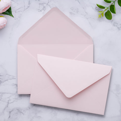 NingsPaper A9 Envelopes, 5.75 x 8.75'' Blush Pink Wedding Mailing Envelopes