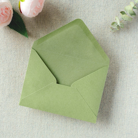 NingsPaper 50 Pieces Blush Pink A1 3.62 × 5.12 Inches Envelopes