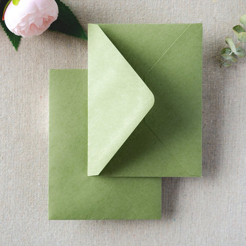 NingsPaper 50 Pieces Blush Pink A1 3.62 × 5.12 Inches Envelopes