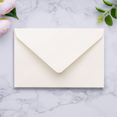 NingsPaper A9 Envelopes, 5.75 x 8.75'' Ivory Wedding Mailing Envelopes