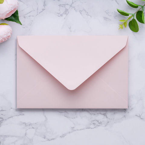 NingsPaper A9 Envelopes, 5.75 x 8.75'' Blush Pink Wedding Mailing Envelopes