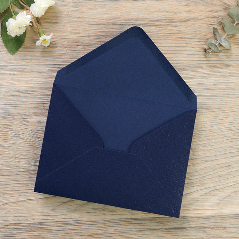 NingsPaper 50 Pieces Navy Blue A1 3.62 × 5.12 Inches Envelopes