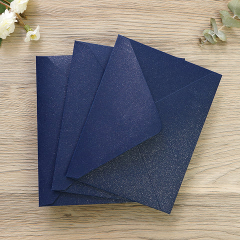 NingsPaper 50 Pieces Navy Blue A1 3.62 × 5.12 Inches Envelopes