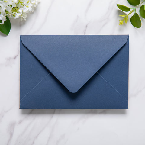 NingsPaper 50 Pieces A8 Envelopes, Large 5x7 Navy Blue Envelopes