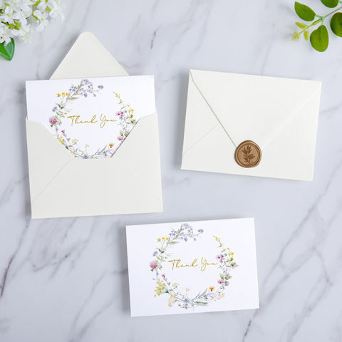 NingsPaper 50 Pieces Ivory A2 Envelopes for 4.25×5.5 Cards