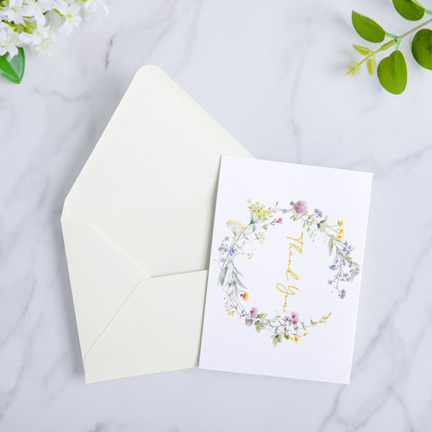 NingsPaper 50 Pieces Ivory A2 Envelopes for 4.25×5.5 Cards