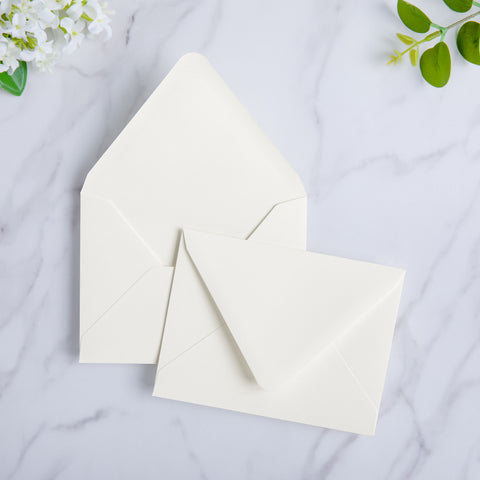 NingsPaper 50 Pieces Ivory A2 Envelopes for 4.25×5.5 Cards