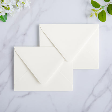 NingsPaper 50 Pieces Ivory A2 Envelopes for 4.25×5.5 Cards