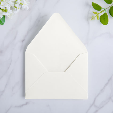 NingsPaper 50 Pieces Ivory A2 Envelopes for 4.25×5.5 Cards
