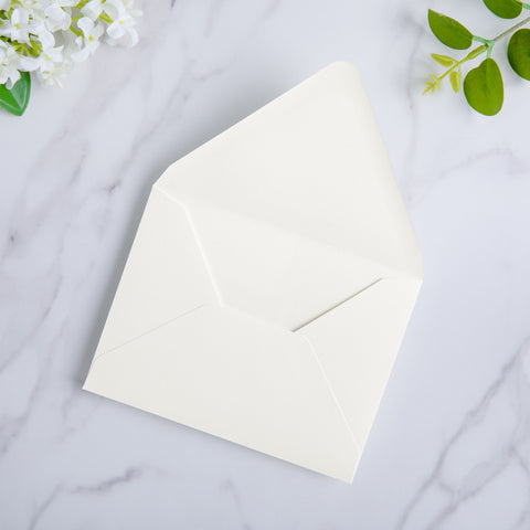 NingsPaper 50 Pieces Ivory A2 Envelopes for 4.25×5.5 Cards