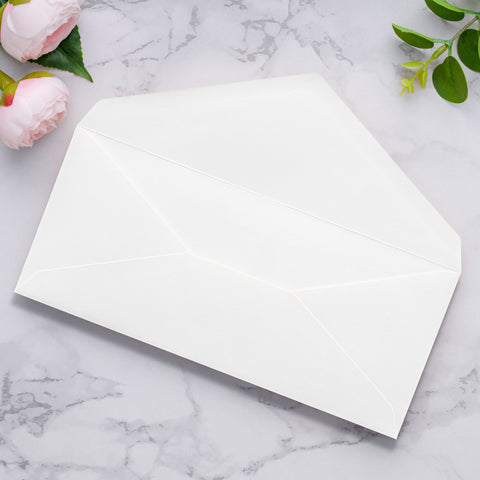 NingsPaper 50 Pieces #10 Business Envelopes, Ivory 4-1/8 x 9-1/2 Inches
