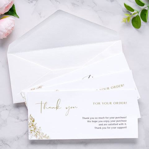 NingsPaper 50 Pieces #10 Business Envelopes, White 4-1/8 x 9-1/2 Inches