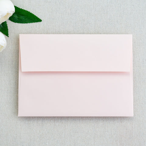 NingsPaper 50 Pieces  A7 5 x 7'' Blush Pink Self Seal Envelopes