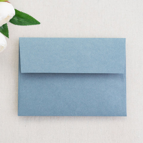 NingsPaper 50 Pieces  A7 5 x 7'' Dusty Blue Self Seal Envelopes