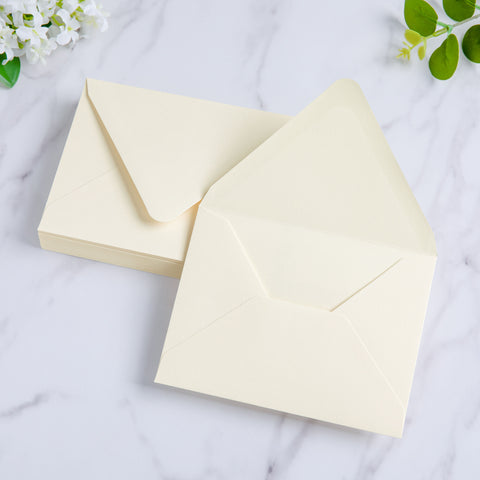NingsPaper 50 Pieces Cream A2 Envelopes for 4.25×5.5 Cards