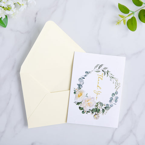 NingsPaper 50 Pieces Cream A2 Envelopes for 4.25×5.5 Cards